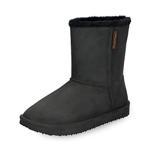 Bockstiegel Mädchen Gummistiefel Vanessa-Kid Warmfutter im Boot -Design | Schwarz | Gr. 31 von Bockstiegel