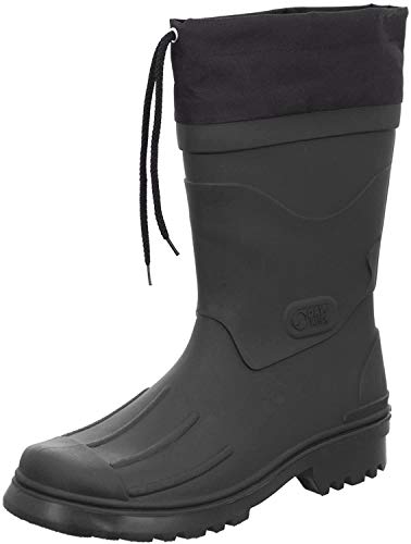 Bockstiegel Gummistiefel in Übergrößen Schwarz Nils - Schwarz große Herrenschuhe/Damenschuhe, Größe:48 von Bockstiegel