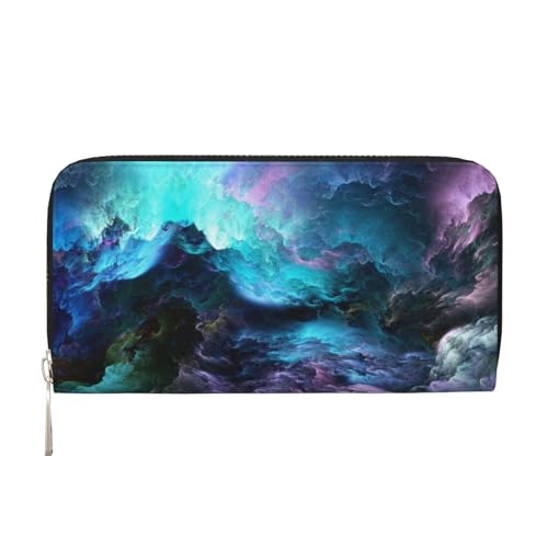 Bocvgbbrd 3D Graphics Universe Space Herren Leder Geldbörsen Herren Geldbörsen Herren Geldbörsen UK Kartenhalter Dokumentengeldbörsen Damengeldbörsen Ledergeldbörsen Portemonnaie, Schwarz , von Bocvgbbrd