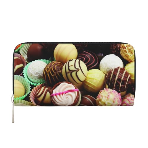 Bocvgbbrd Candy Image Herren Leder Geldbörsen Herren Geldbörsen Herren Geldbörsen UK Kartenhalter Dokumentengeldbörsen Damengeldbörsen Ledergeldbörsen Portemonnaie, Schwarz , Einheitsgröße, Modern von Bocvgbbrd