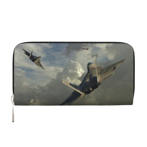 Bocvgbbrd Flugzeug Herren Leder Geldbörsen Herren Geldbörsen Herren Geldbörsen UK Kartenhalter Dokumentengeldbörsen Damengeldbörsen Ledergeldbörsen Portemonnaie, Schwarz , Einheitsgröße, Modern von Bocvgbbrd