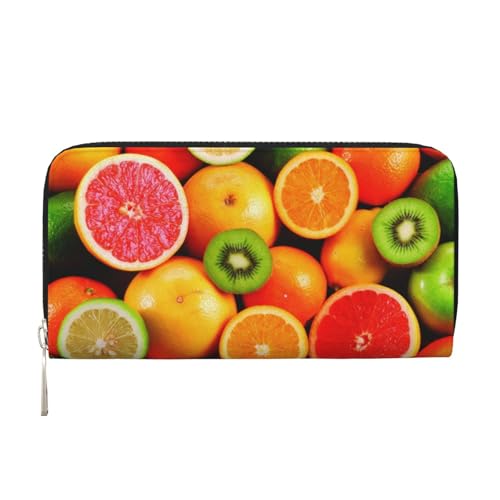 Bocvgbbrd Fresh Fruit Herren Leder Geldbörsen Herren Geldbörsen Herren Geldbörsen UK Kartenhalter Dokumentenbörsen Damengeldbörsen Ledergeldbörsen Geldbörse, Schwarz , Einheitsgröße, Modern von Bocvgbbrd