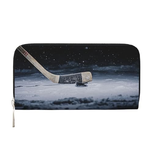 Bocvgbbrd Hockeyschläger Herren Leder Geldbörsen Herren Geldbörsen Herren Geldbörsen UK Kartenhalter Dokumentengeldbörsen Damengeldbörsen Ledergeldbörsen Portemonnaie, Schwarz , Einheitsgröße, Modern von Bocvgbbrd