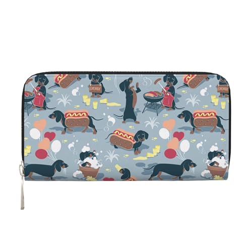 Bocvgbbrd Hot Dogs and Lemonade Herren Leder Geldbörsen Herren Geldbörsen Herren Geldbörsen UK Kartenhalter Dokumentengeldbörsen Damengeldbörsen Ledergeldbörsen Portemonnaie, Schwarz , Einheitsgröße, von Bocvgbbrd