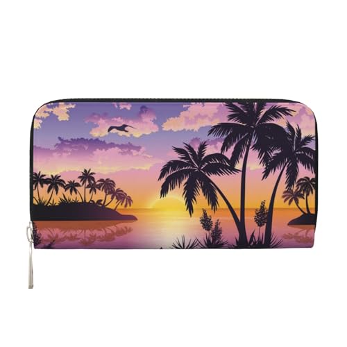 Bocvgbbrd Sommer Palme Herren Leder Geldbörsen Herren Geldbörsen Herren Geldbörsen Herren Geldbörsen UK Kartenhalter Dokumentengeldbörsen Damengeldbörsen Ledergeldbörsen Portemonnaie, Schwarz , von Bocvgbbrd