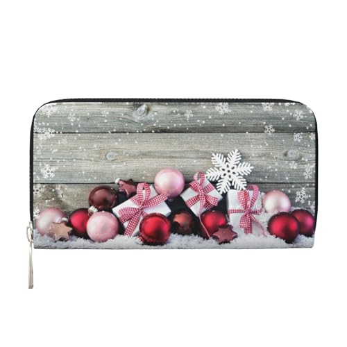 Bocvgbbrd Weihnachten Ornament Herren Leder Geldbörsen Herren Geldbörsen Herren Geldbörsen UK Kartenhalter Dokumentengeldbörsen Damengeldbörsen Ledergeldbörsen Geldbörse, Schwarz , Einheitsgröße, von Bocvgbbrd