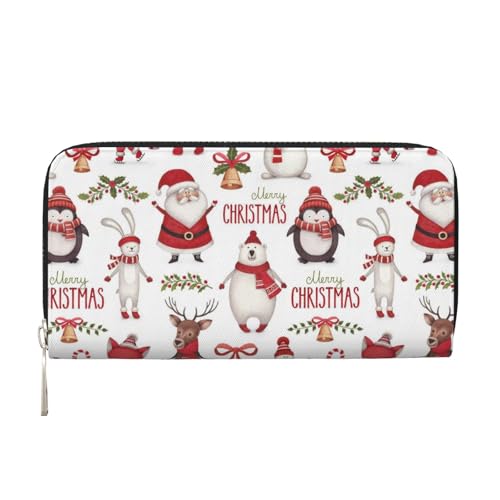 Bocvgbbrd Weihnachten Weihnachtsmann Herren Leder Geldbörsen Herren Geldbörsen Herren Geldbörsen UK Kartenhalter Dokumentengeldbörsen Damengeldbörsen Ledergeldbörsen Geldbörse, Schwarz , von Bocvgbbrd