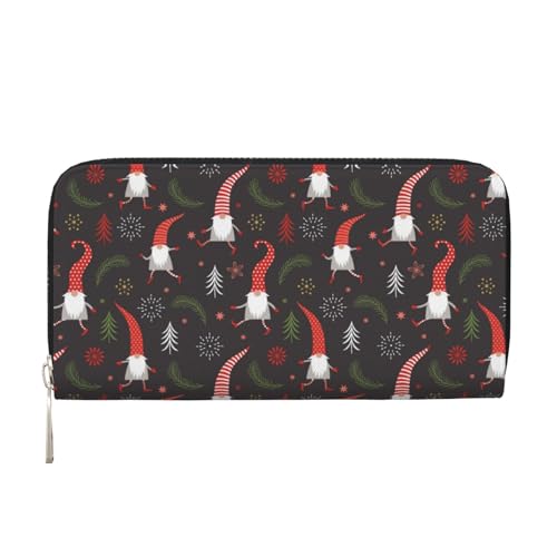 Bocvgbbrd Weihnachten schmücken Herren Leder Geldbörsen Herren Geldbörsen Herren Geldbörsen UK Kartenhalter Dokumentengeldbörsen Damengeldbörsen Ledergeldbörsen Geldbörse, Schwarz , Einheitsgröße, von Bocvgbbrd