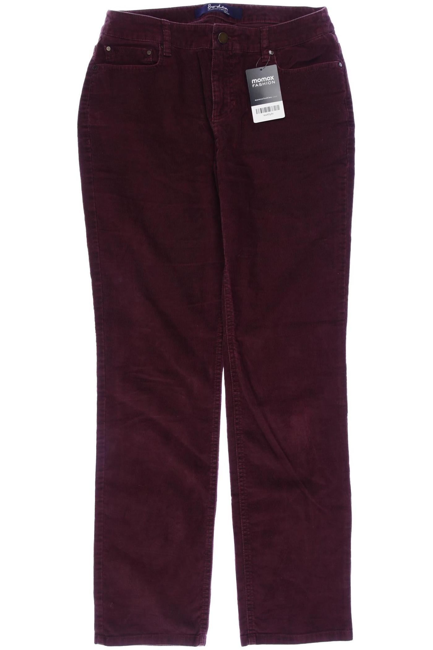 Boden Damen Stoffhose, bordeaux von Boden