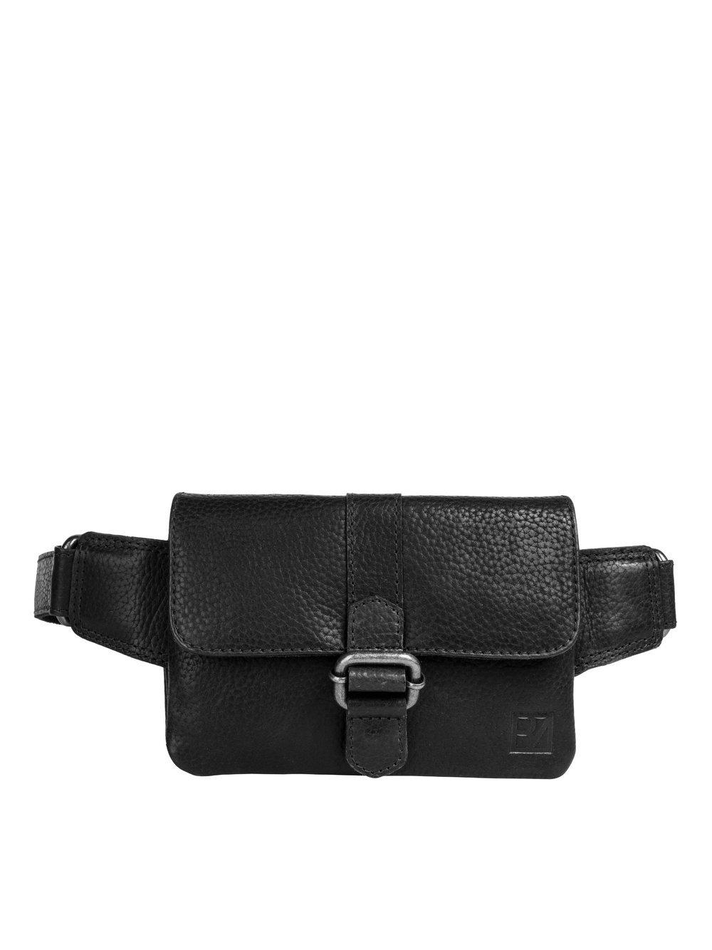 Bodenschatz Gürteltasche Damen Leder, schwarz von Bodenschatz