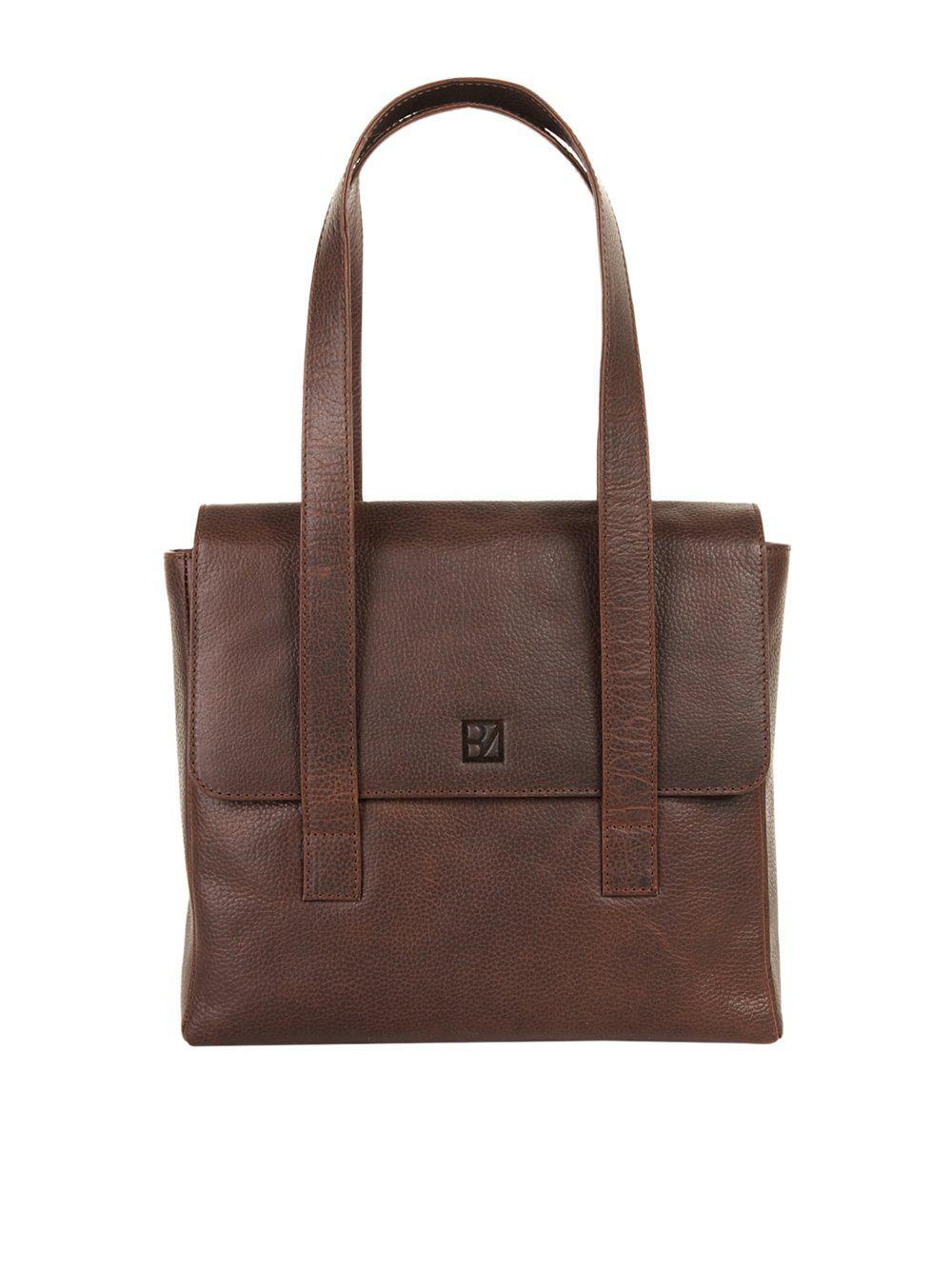 Bodenschatz Shopper Damen Leder, cognac von Bodenschatz