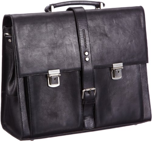 Bodenschatz Treviso 8-095 TR 01, Herren Aktentaschen, Schwarz (black), 40x30x13 cm (B x H x T) von Bodenschatz