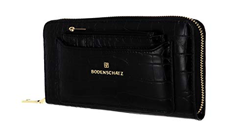 Bodenschatz Zip Around Wallet L Black von Bodenschatz