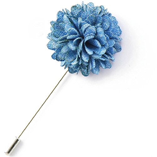 Bodhi2000 Herren Revers Stick Brosche Pin Blume Handgefertigte Boutonniere für Anzug Tuxedo von Bodhi2000