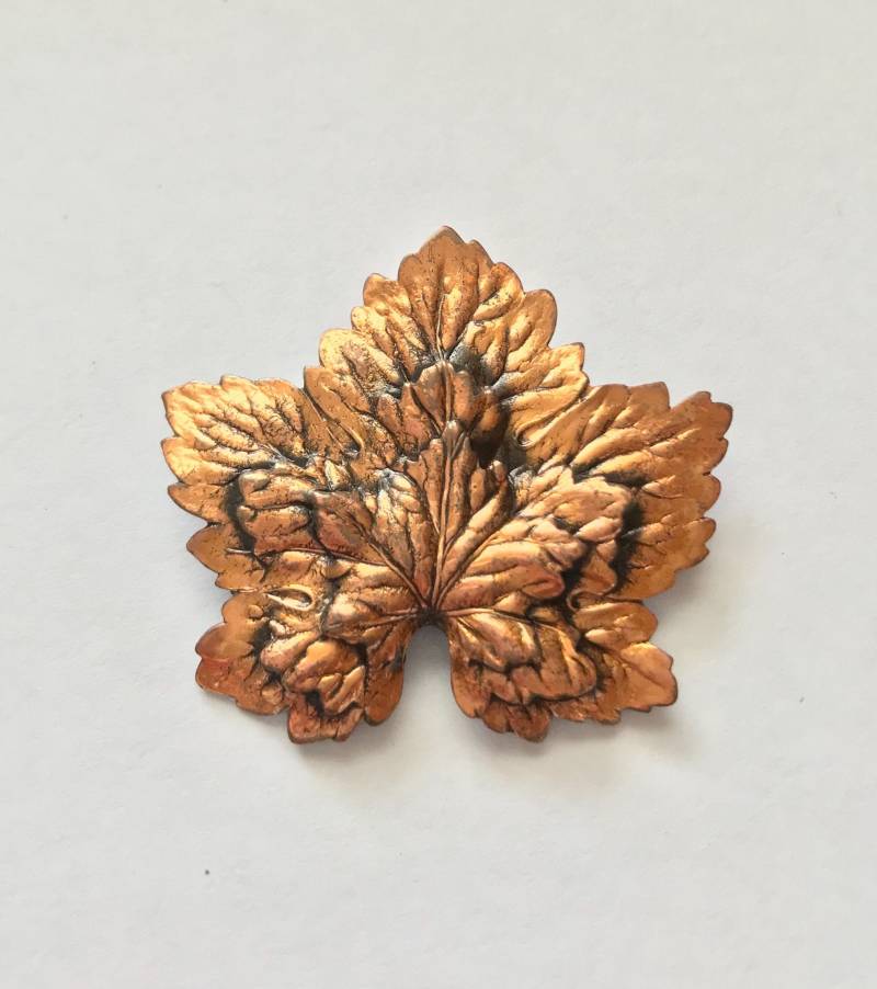 Vintage Blatt Kupfernadel von BodhisJunque