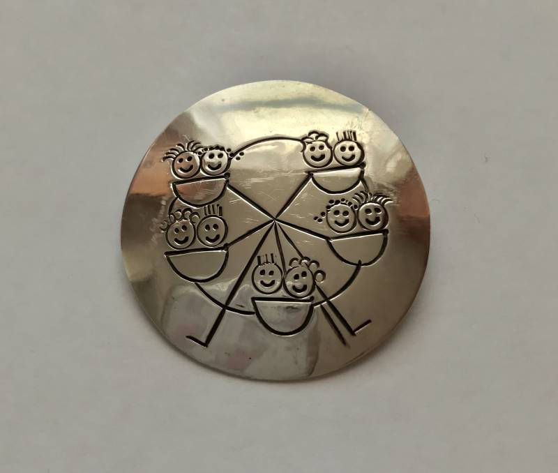 Vintage Sterling Silber Mexiko Riesenrad Pin Vintage Sterling Silber Mexiko Riesenrad Pin von BodhisJunque
