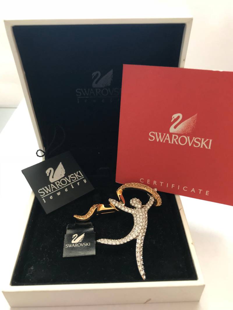 Vintage Swarovski Retired Spirit Joy Pin Mit Box Und Papieren von BodhisJunque