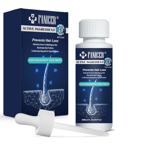 60ML Haarwachstum Serum, Haarwachstumsserum, Haarwuchsmittel Frauen & Männer, Verdicken und stärken für Haarwuchs, Haarpflege und Stärkung der Haarwurzeln, für spärliches Haar verwendet von Bodiiwuliu