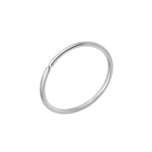 Body CAC Stahl 0.6mm×8mm Extra dünner Nasenring, chirurgisch geglüht, nahtlos, geteilter Ring, 0,6mm, hypoallergener Lippenhelix-Knorpel-Piercingschmuck für Frauen Body CAC Stahl 0.6mm×8mm Extra dünner Nasenring, chirurgisch geglüht, nahtlos, geteilter Ring, 0,6mm, hypoallergener Lippenhelix-Knorpel-Piercingschmuck für Frauen von Body CAC