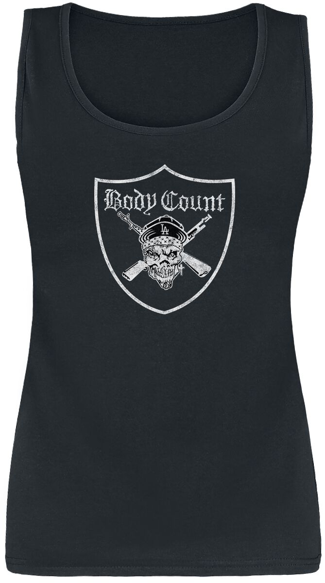 Body Count Gunner Pirate Shield Top schwarz in S von Body Count