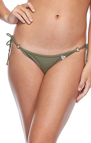 Body Glove Damen Brasilia Bottom Badeanzug mit seitlicher Schnürung Bikini-Unterteile, Smoothies Cactus, X-Large von Body Glove