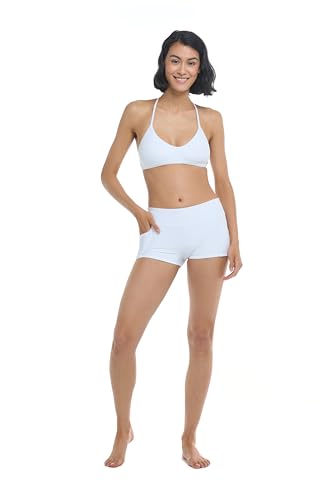 Body Glove Damen Rider Swim Shorts With Elastic Waistband, Spf 50+ Bikini Unterteile, Smoothie Snow, L EU von Body Glove