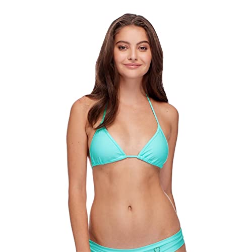 Body Glove Damen Smoothies DITA Solid Triangle Slider Bikinioberteil Badeanzug Bikini, Sea Mist, XL von Body Glove