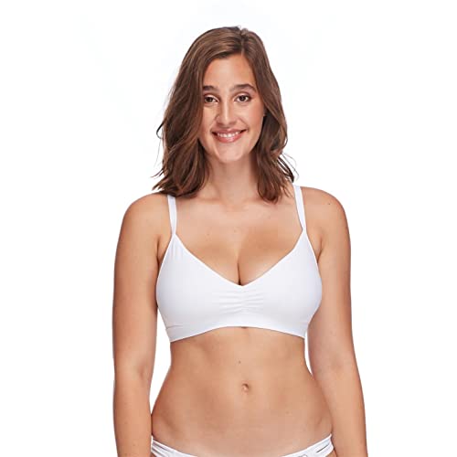 Body Glove Damen Smoothies Drew Solid D, Dd, E, F Cup Top Badeanzug Bikini, schneeweiß, E von Body Glove