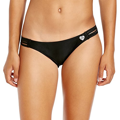 Body Glove Damen Smoothies Flirty Surf Rider Solid Bikini Bottom Badeanzug - Schwarz - Medium von Body Glove