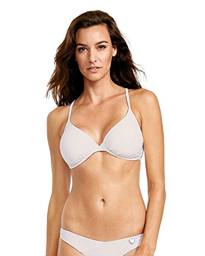 Body Glove Damen Smoothies Solo Solid Underwire D, Dd, E, F Cup Top Swimsuit Bikini, schneeweiß, F von Body Glove