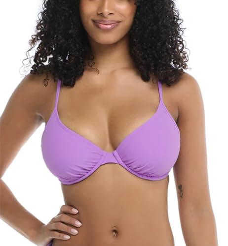 Body Glove Damen Smoothies Solo Solid Underwire D, Dd, E, F Cup Top Badeanzug Bikini, Akebi, D von Body Glove