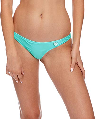 Body Glove Damen Smoothies Tanga Solid Minimal Coverage Bottom Badeanzug Bikini-Unterteile, Sea Mist, Large von Body Glove