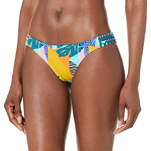 Body Glove Damen Standard Flirty Surf Rider Bikini Bottom Badeanzug, Curaçao Tropical, S von Body Glove