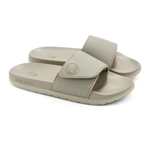 Body Glove Herren Slides, gepolsterte Pantoffeln zum Hineinschlüpfen, mit gepolstertem, verstellbarem Riemen, Sanddüne, 42 EU Body Glove Herren Slides, gepolsterte Pantoffeln zum Hineinschlüpfen, mit gepolstertem, verstellbarem Riemen, Sanddüne, 42 EU von Body Glove