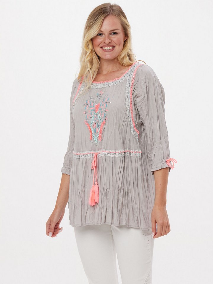 Body Needs Tunika Longbluse Figurumspielend von Body Needs