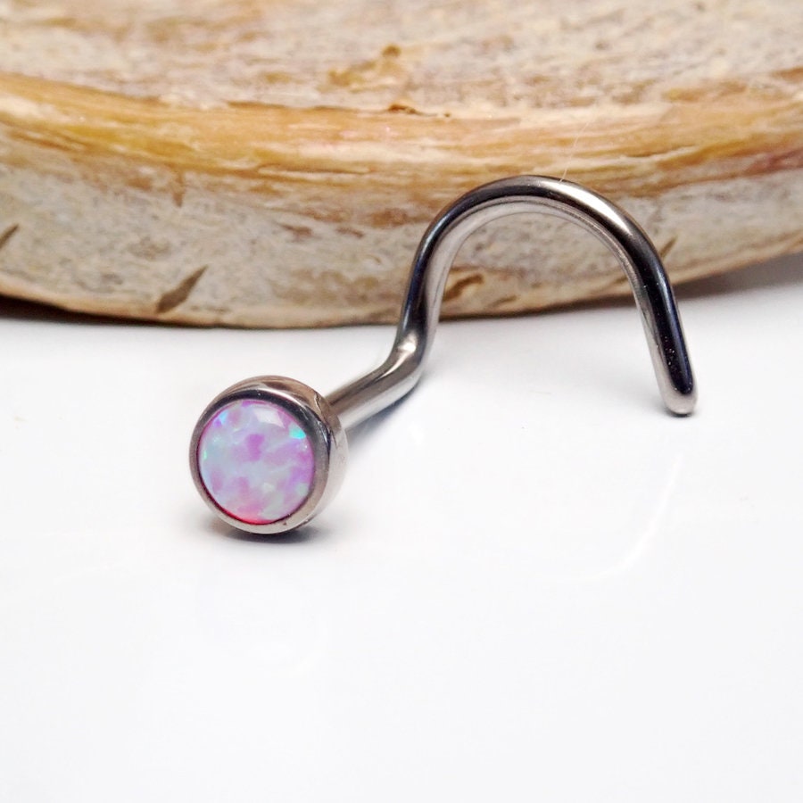 20G/18G Feueropal Titan Ringe von BodyClickers