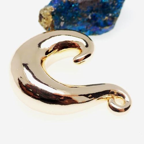 Ein Paar Messing Gold Getaucht Ohr Gewichte von BodyClickers