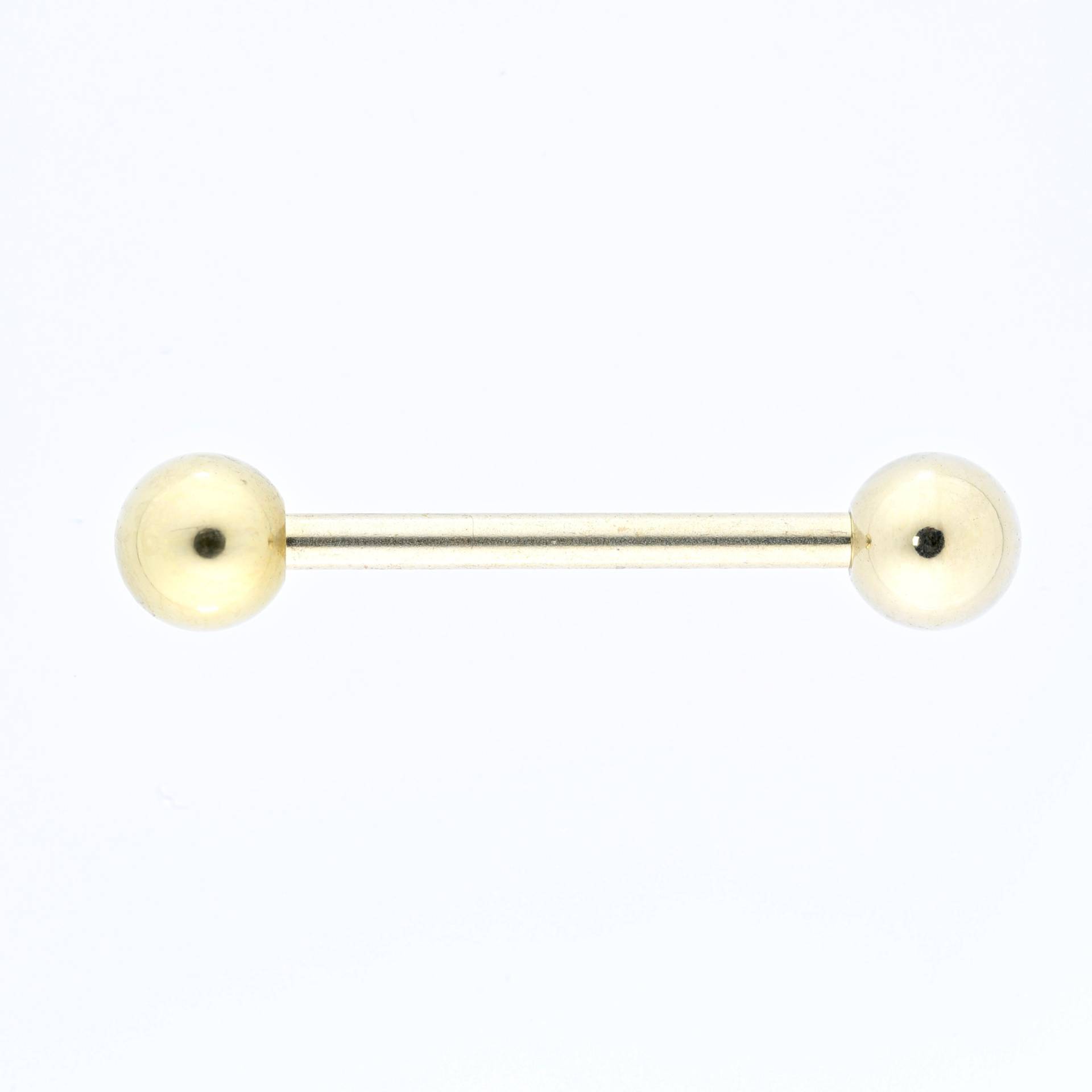 Goldfarbener Zungenring Aus Chirurgenstahl | 14Kt Pvd von BodyJewelsCreations