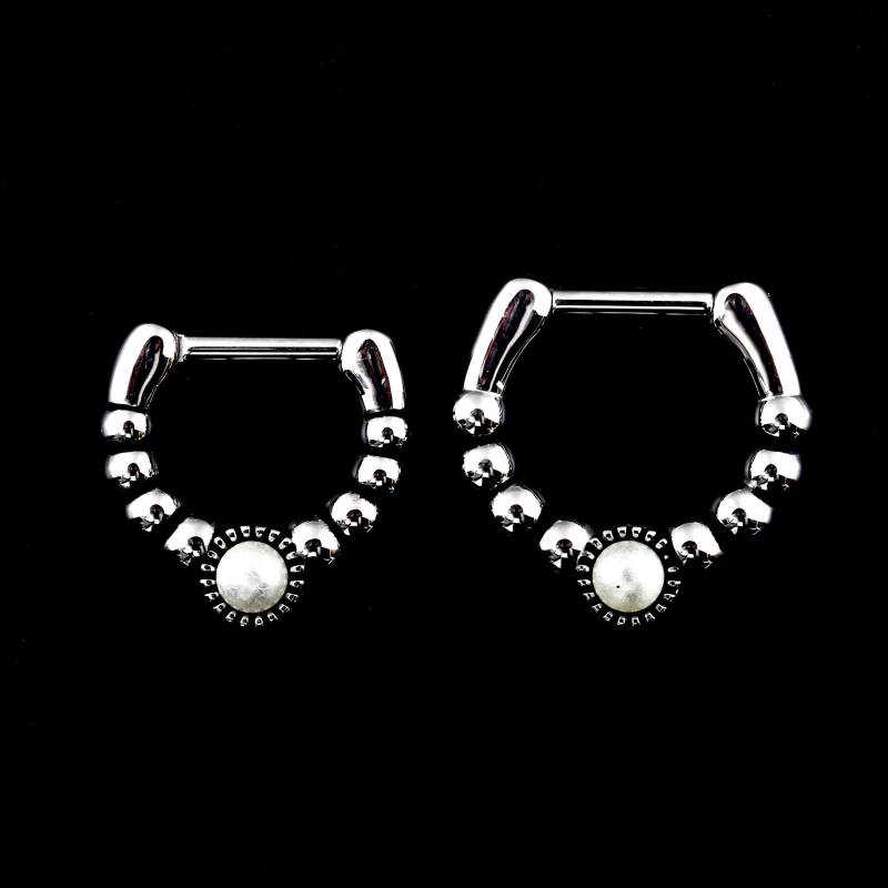 Perle Septum Clicker, Chirurgenstahl 316L Daith Piercing | 16G - 6 Mm Oder 8 Mm von BodyJewelsCreations