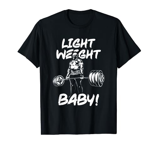 Leichtes Baby Ronnie Coleman Bodybuilding Gym Motivation T-Shirt von Bodybuilding and Gym Motivational Gifts