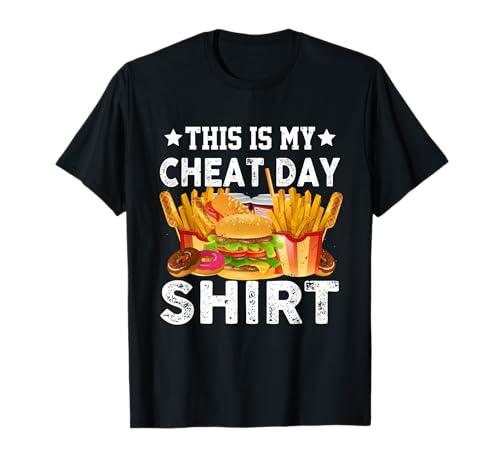 Cheat Day, Fastfood, Fitnesstraining, Aufwärmtraining, Fitnessstudio T-Shirt Cheat Day, Fastfood, Fitnesstraining, Aufwärmtraining, Fitnessstudio T-Shirt von Bodybuilding & Cardio Funny Fitness Gym Shirts