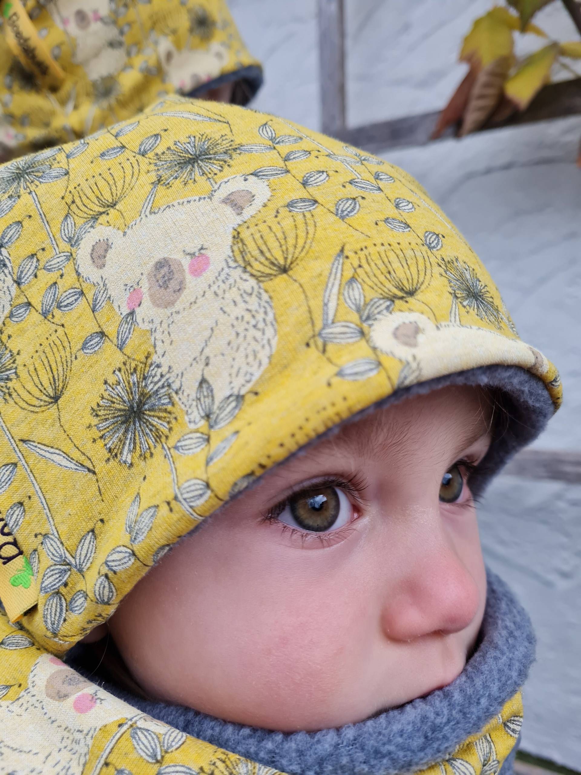 Beanie & Loop Im Set "Koalas" von Boedabutik