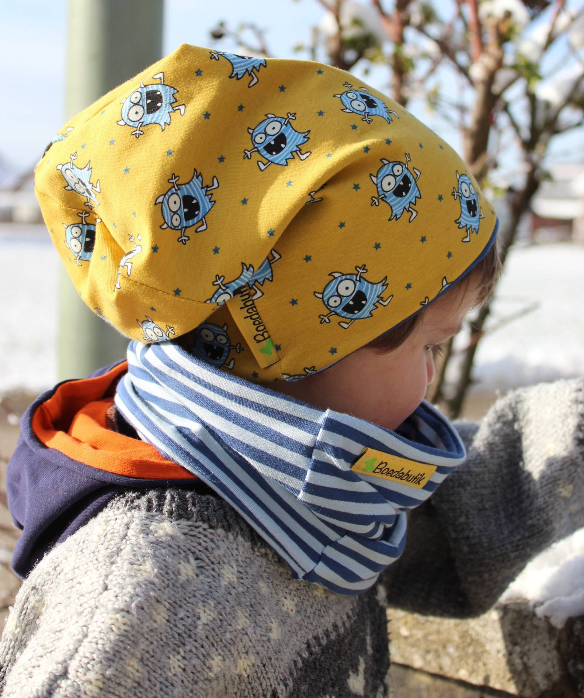 Beanie & Loop Im Set "Monster" Beanie & Loop Im Set "Monster" von Boedabutik