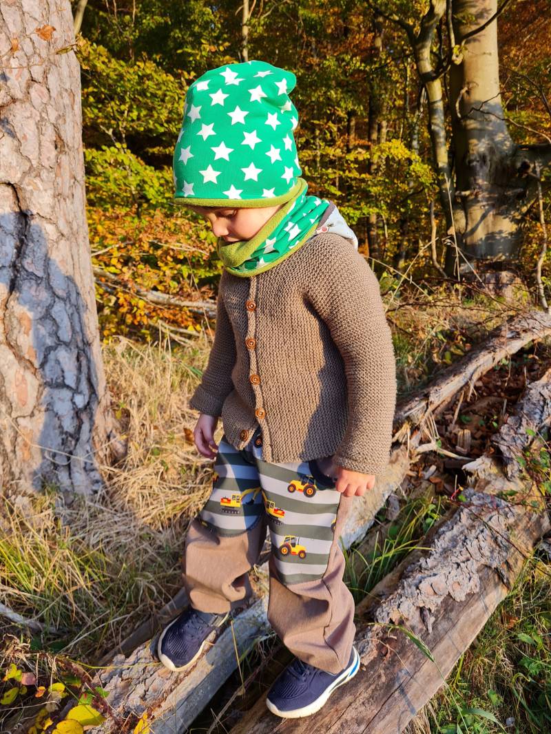 Beanie & Loop Im Set "sterne" von Boedabutik
