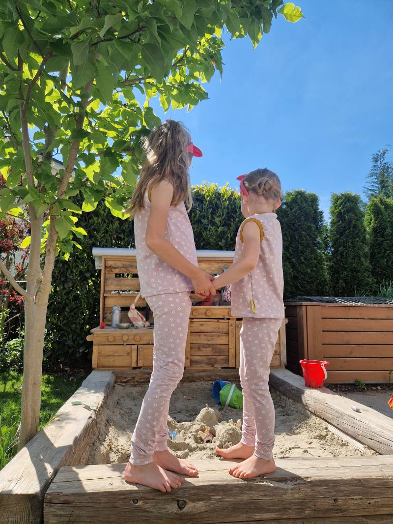 Kinderleggings Leggings, Blumen, Rosa Kinderleggings Leggings, Blumen, Rosa von Boedabutik