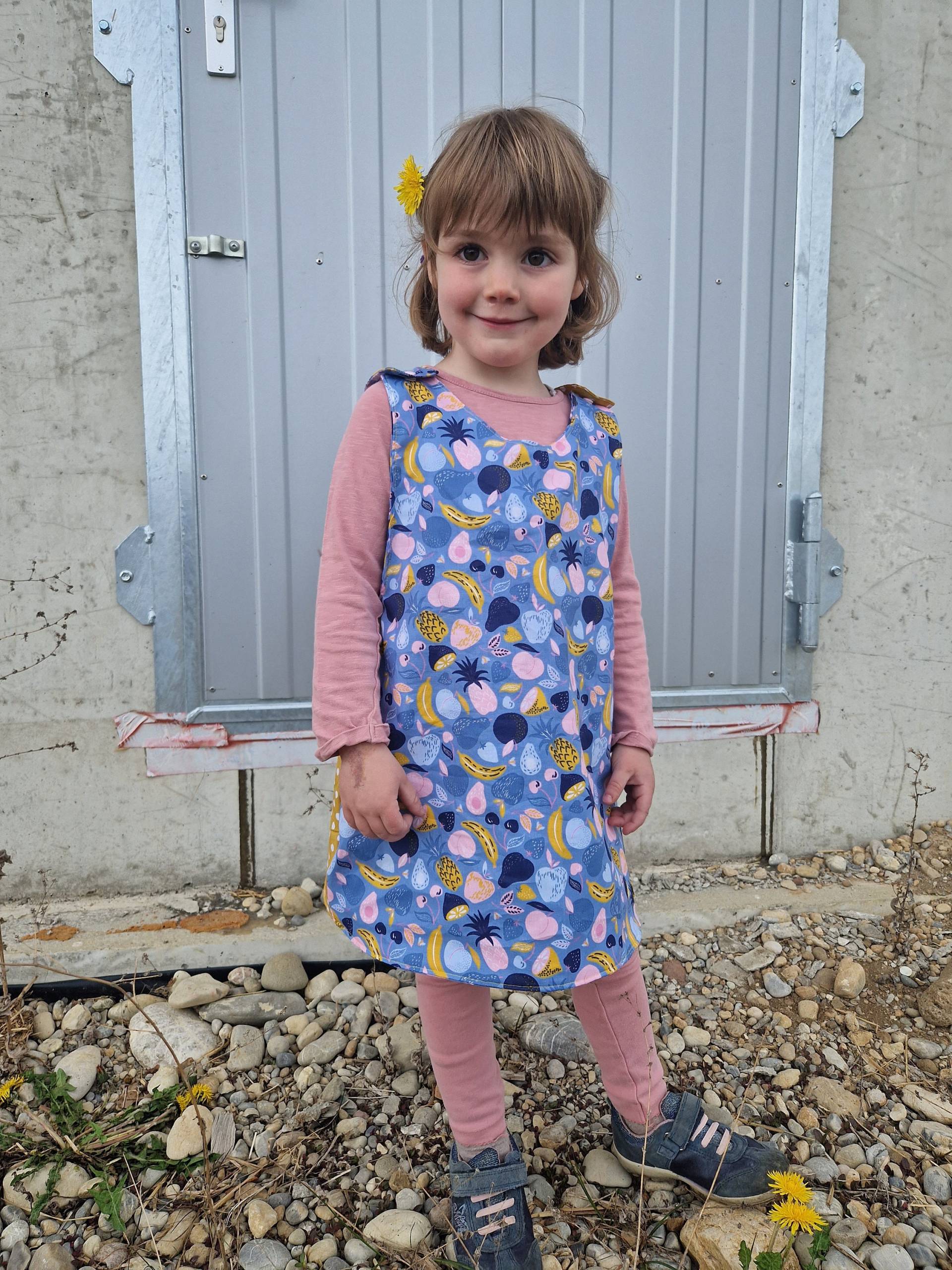 Kittelschürze, Schürze, Obst, Schürzenkleid, Wendeschürze von Boedabutik