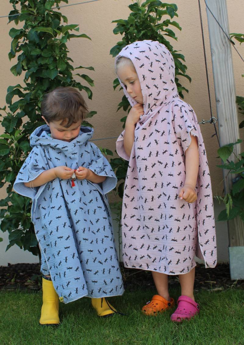 Musselin, Poncho, Badeponcho Libelle Musselin, Poncho, Badeponcho Libelle von Boedabutik