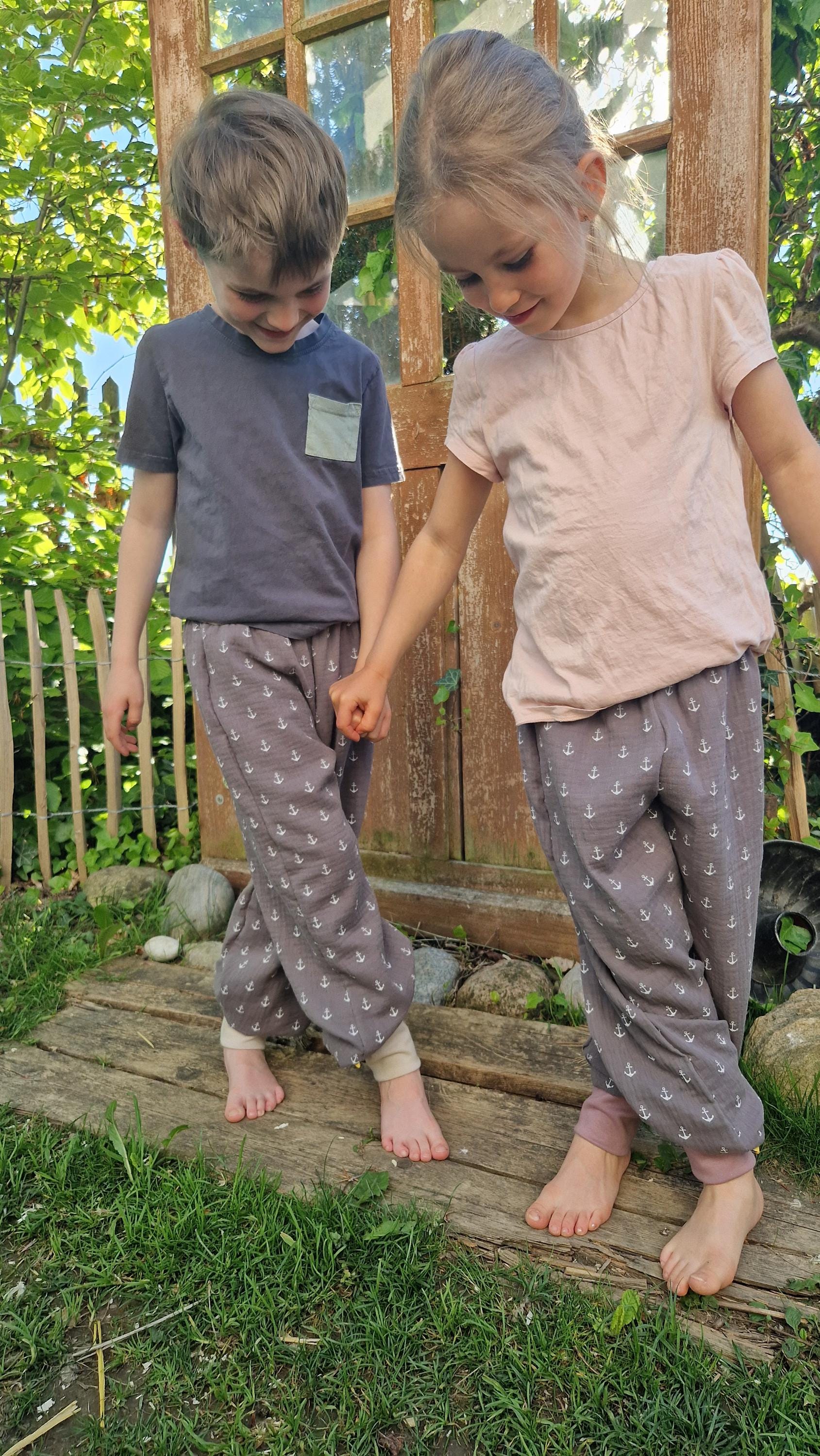 Musselinhose, Sommerhose, Pumphose von Boedabutik