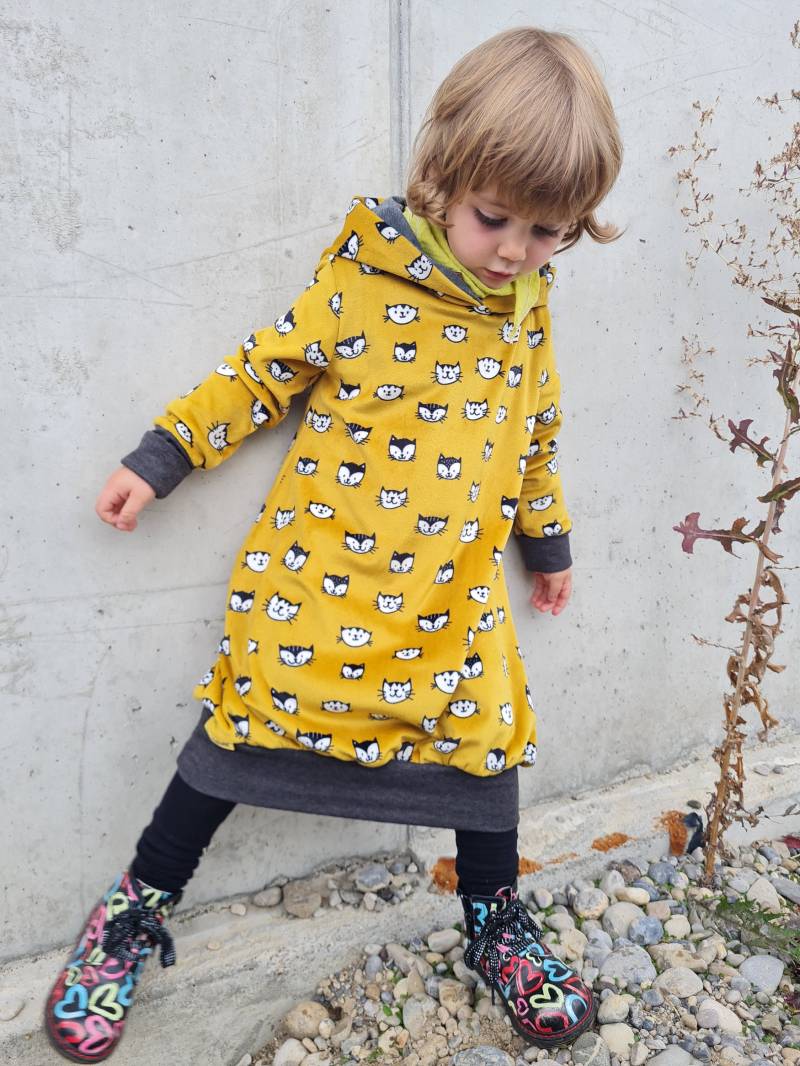 Nickykleid, Herbstkleid, "Kätzchen" von Boedabutik