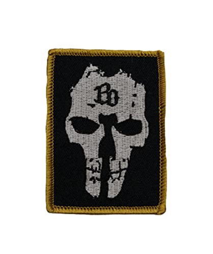 Böhse Onkelz - BO Skull Aufnäher - Patch - Deutschrock Badge Böse Onkels Frei & Wild, Schwarz, 5 x 8 cm, BO60805 von Böhse Onkelz